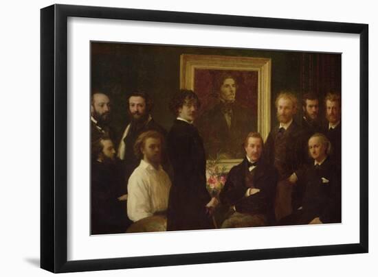 Hommage À Delacroix-Henri Fantin-Latour-Framed Giclee Print