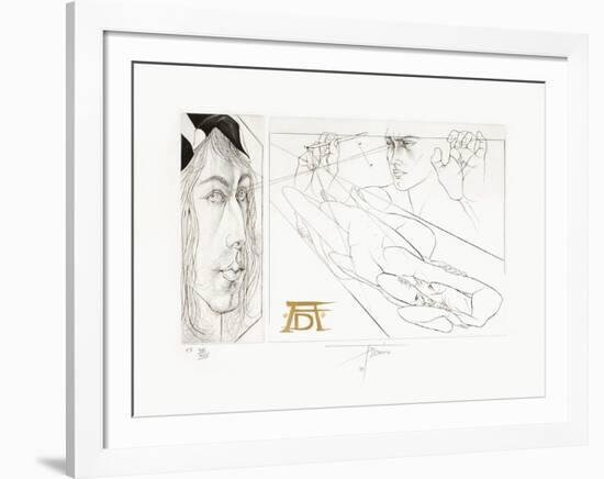 Hommage à Dürer-Pierre Yves Tremois-Framed Premium Edition