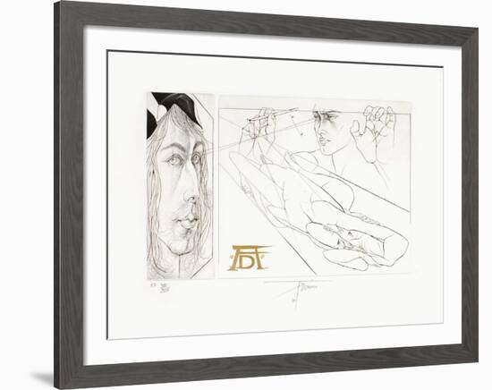 Hommage à Dürer-Pierre Yves Tremois-Framed Premium Edition