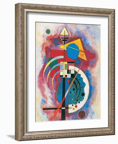 Hommage a Grohmann, 1926-Wassily Kandinsky-Framed Art Print