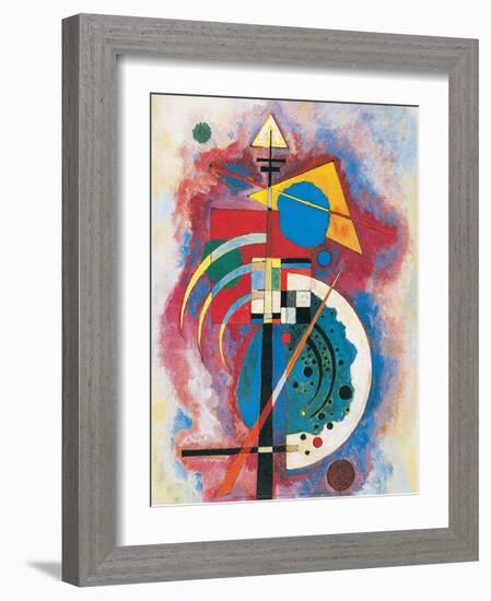 Hommage a Grohmann, 1926-Wassily Kandinsky-Framed Art Print