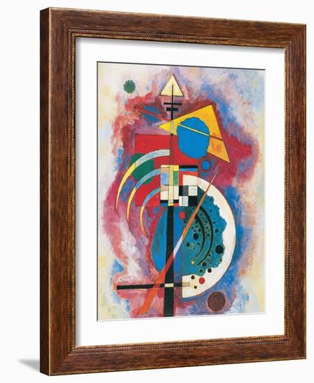 Hommage a Grohmann, 1926-Wassily Kandinsky-Framed Art Print