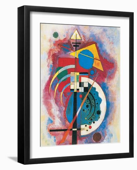 Hommage a Grohmann, 1926-Wassily Kandinsky-Framed Art Print