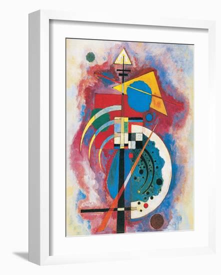 Hommage a Grohmann, 1926-Wassily Kandinsky-Framed Art Print