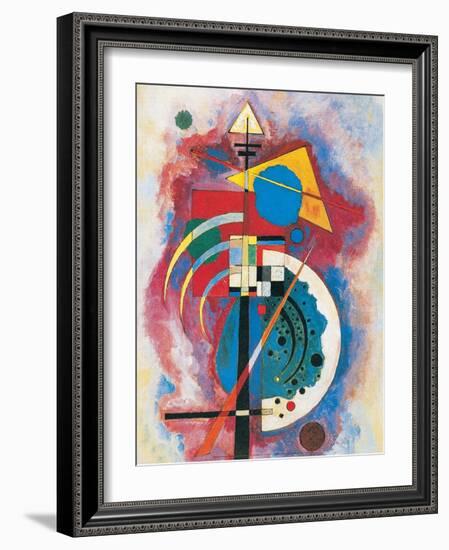 Hommage a Grohmann, 1926-Wassily Kandinsky-Framed Art Print