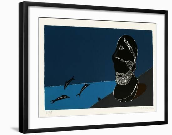 Hommage À La Grèce-Eduardo Arroyo-Framed Limited Edition