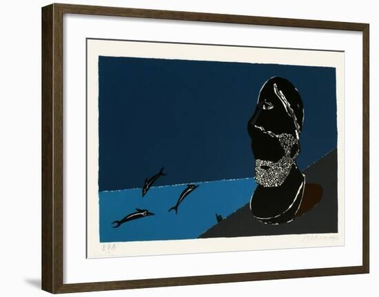 Hommage À La Grèce-Eduardo Arroyo-Framed Limited Edition