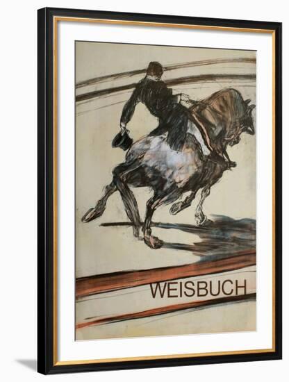 Hommage à Lautrec-Claude Weisbuch-Framed Collectable Print