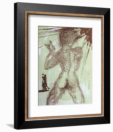 Hommage À Meissonnier I : Nu Gris-Salvador Dalí-Framed Collectable Print