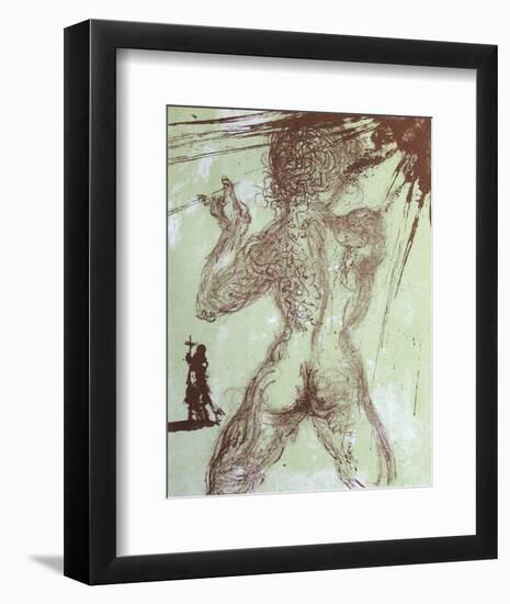 Hommage À Meissonnier I : Nu Gris-Salvador Dalí-Framed Collectable Print