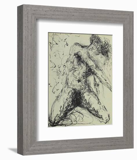 Hommage À Meissonnier IV : Le Pêcheur-Salvador Dalí-Framed Collectable Print