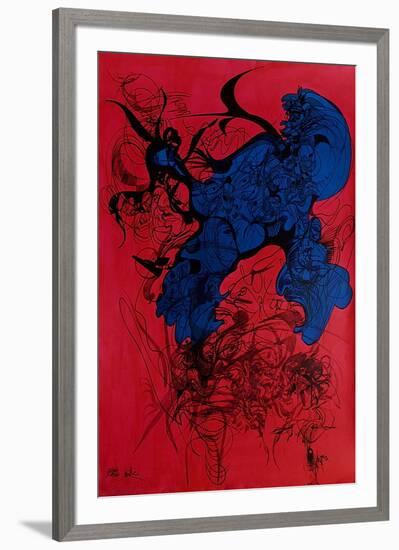 Hommage à Strawinsky III-Raymond Moretti-Framed Collectable Print