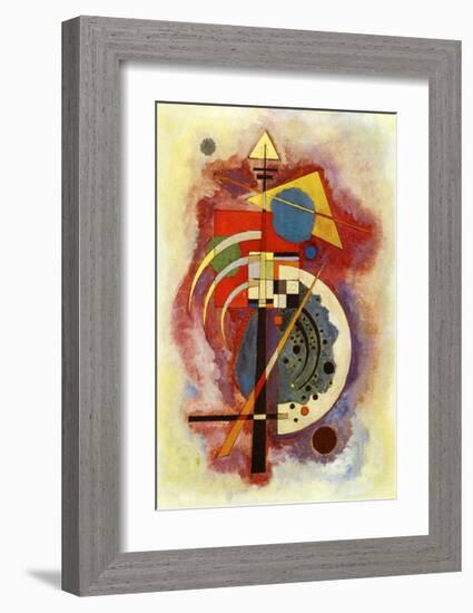 Hommage to Grohmann-Wassily Kandinsky-Framed Art Print