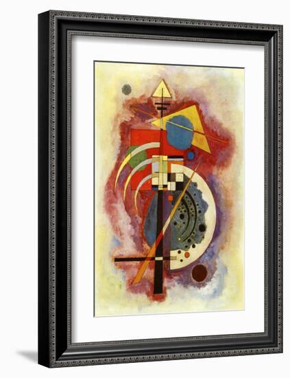 Hommage to Grohmann-Wassily Kandinsky-Framed Art Print