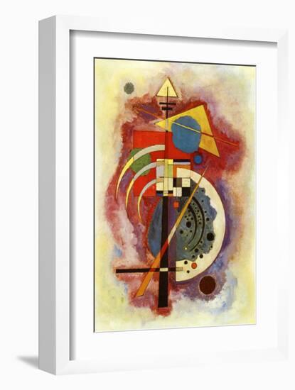 Hommage to Grohmann-Wassily Kandinsky-Framed Art Print