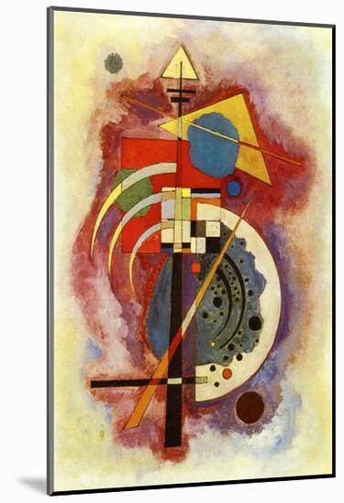 Hommage to Grohmann-Wassily Kandinsky-Mounted Art Print