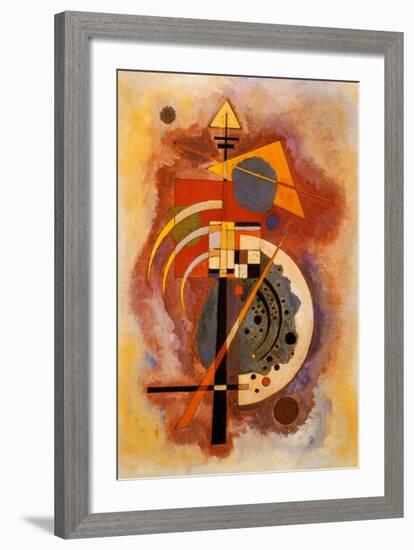 Hommage to Grohmann-Wassily Kandinsky-Framed Art Print