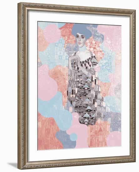 Hommage To Klimt-Joni Whyte-Framed Giclee Print