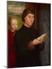 Homme En Priere Avec Son Fils Defunt - Praying Man with His Deceased Son, by Memling, Hans (1433/40-Hans Memling-Mounted Giclee Print