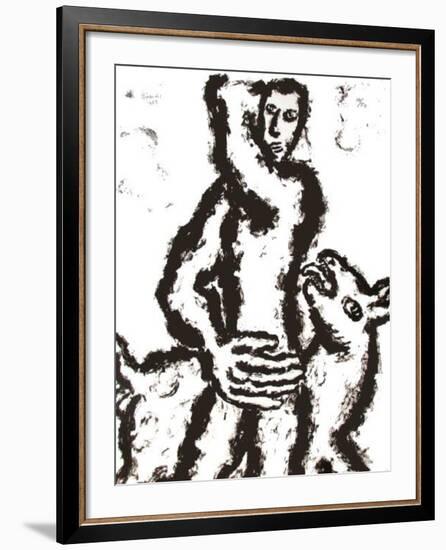 Homme Et Chien IV-Pavlos Habidis-Framed Limited Edition