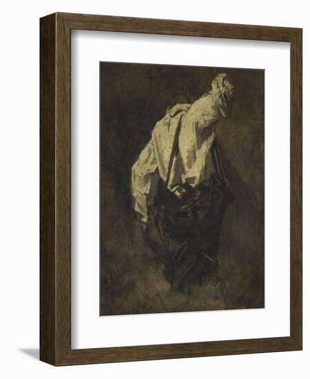 Homme vu de dos : personnage du serrurier-Thomas Couture-Framed Giclee Print