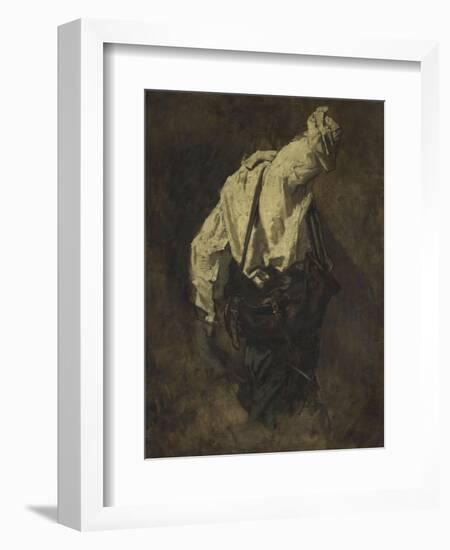 Homme vu de dos : personnage du serrurier-Thomas Couture-Framed Giclee Print