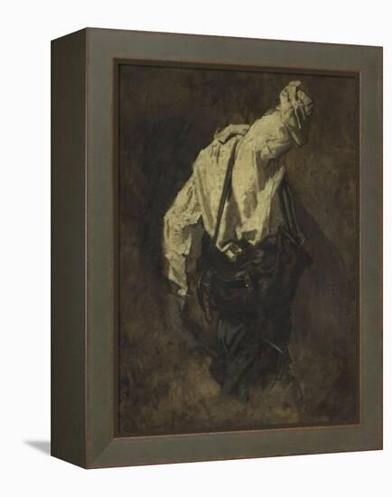 Homme vu de dos : personnage du serrurier-Thomas Couture-Framed Premier Image Canvas