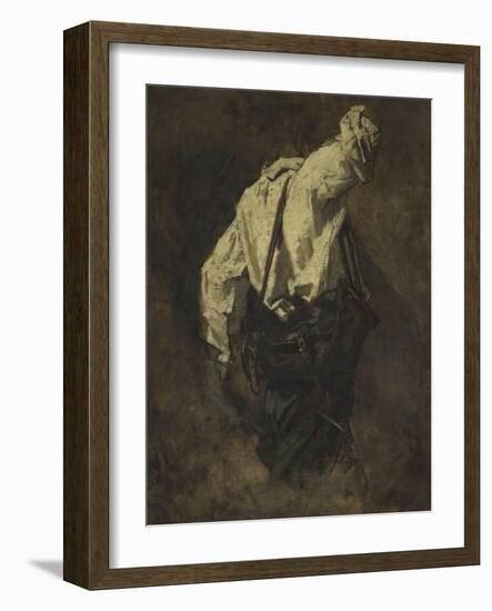 Homme vu de dos : personnage du serrurier-Thomas Couture-Framed Giclee Print