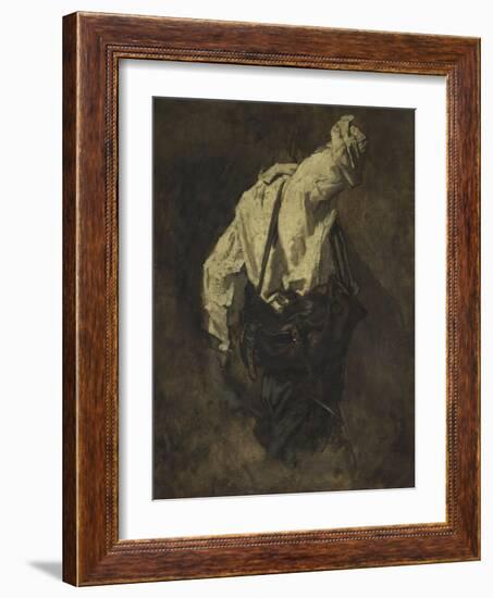 Homme vu de dos : personnage du serrurier-Thomas Couture-Framed Giclee Print