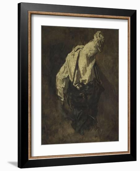 Homme vu de dos : personnage du serrurier-Thomas Couture-Framed Giclee Print