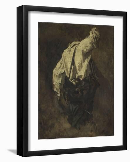 Homme vu de dos : personnage du serrurier-Thomas Couture-Framed Giclee Print