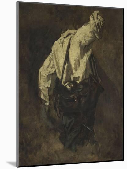 Homme vu de dos : personnage du serrurier-Thomas Couture-Mounted Giclee Print