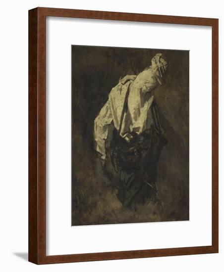 Homme vu de dos : personnage du serrurier-Thomas Couture-Framed Giclee Print