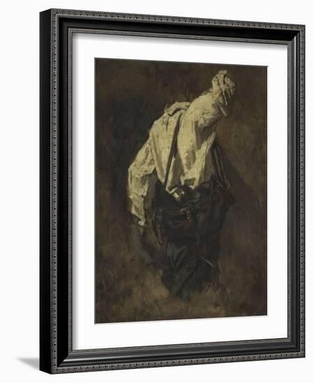 Homme vu de dos : personnage du serrurier-Thomas Couture-Framed Giclee Print