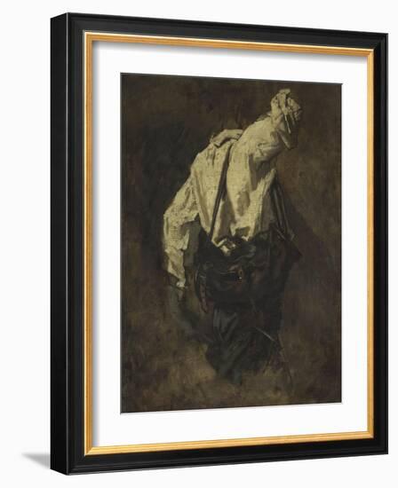 Homme vu de dos : personnage du serrurier-Thomas Couture-Framed Giclee Print