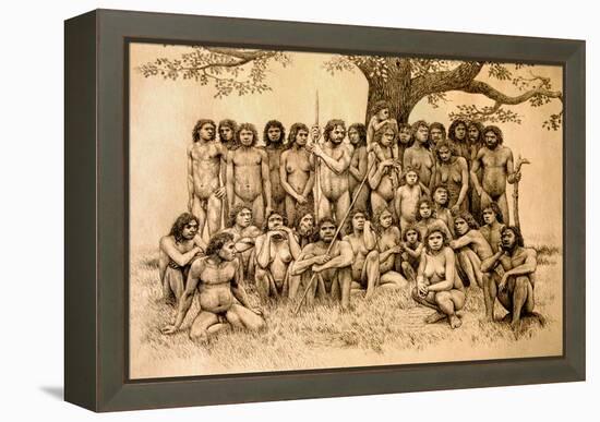 Homo Antecessor-Mauricio Anton-Framed Premier Image Canvas