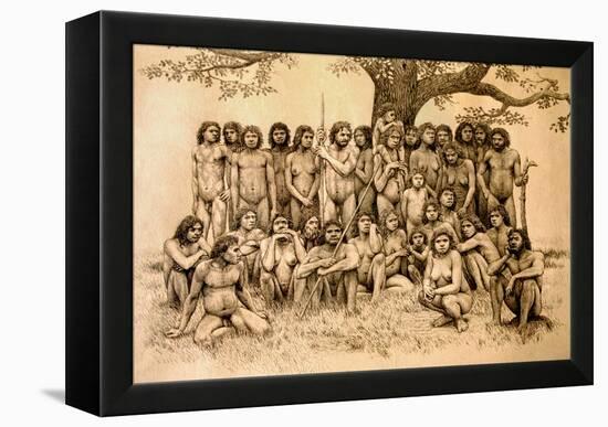 Homo Antecessor-Mauricio Anton-Framed Premier Image Canvas