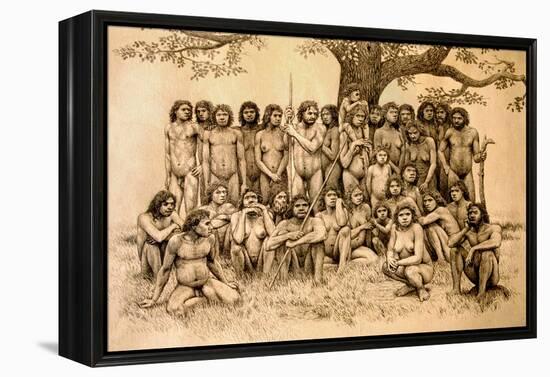 Homo Antecessor-Mauricio Anton-Framed Premier Image Canvas