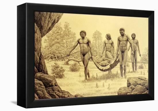 Homo Antecessor-Mauricio Anton-Framed Premier Image Canvas