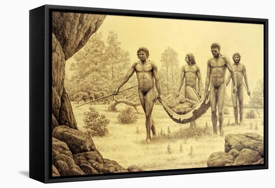 Homo Antecessor-Mauricio Anton-Framed Premier Image Canvas