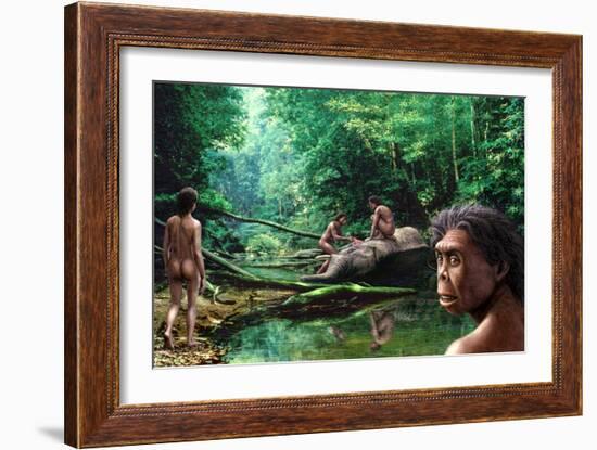 Homo Floresiensis-Mauricio Anton-Framed Photographic Print