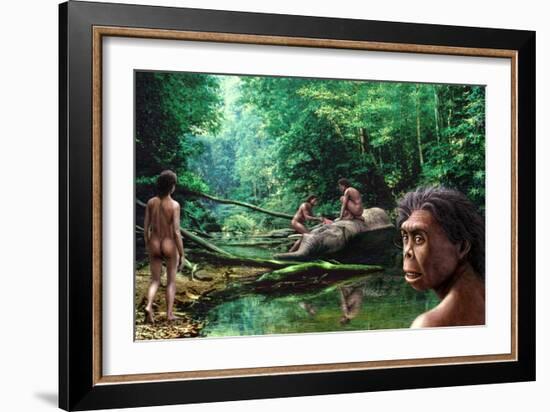 Homo Floresiensis-Mauricio Anton-Framed Photographic Print