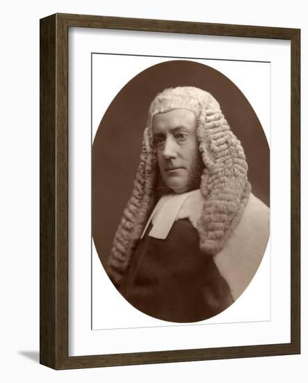 Hon John Walker Huddleston, Baron of the Exchequer, 1876-Lock & Whitfield-Framed Photographic Print