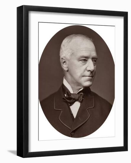 Hon Sir Henry Hawkins, Judge of the Hight Court of Justice, 1877-Lock & Whitfield-Framed Photographic Print