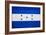 Honduras Flag Design with Wood Patterning - Flags of the World Series-Philippe Hugonnard-Framed Art Print