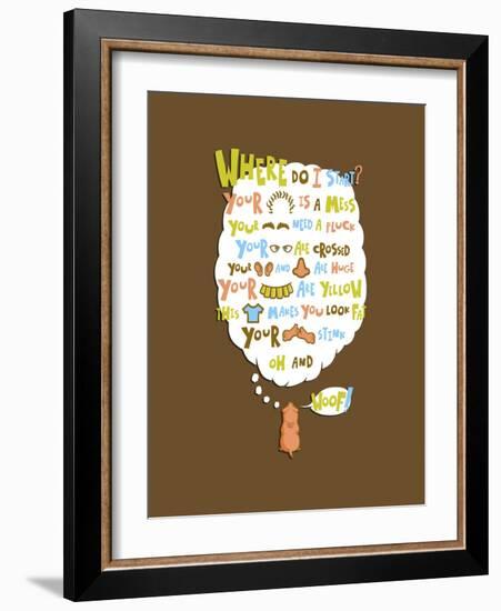 Honesty is My Best Friends Policy-Steven Wilson-Framed Giclee Print