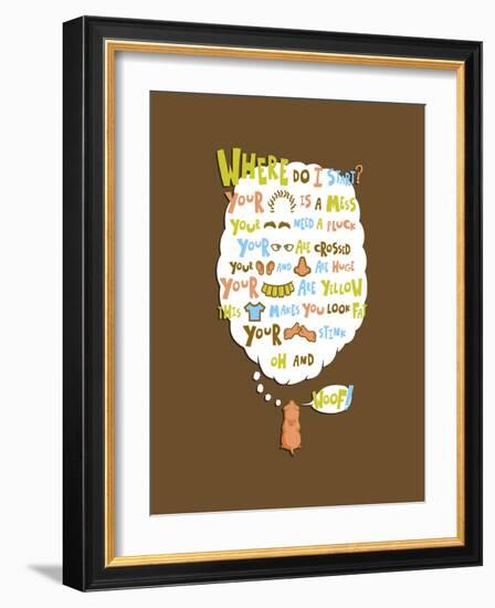 Honesty is My Best Friends Policy-Steven Wilson-Framed Giclee Print