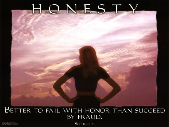 Honesty-null-Lamina Framed Art Print