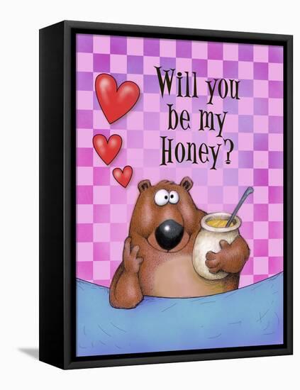 Honey Bear-Margaret Wilson-Framed Premier Image Canvas