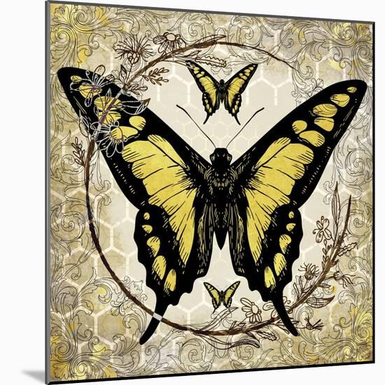 Honey Bee Butterfly 04-LightBoxJournal-Mounted Giclee Print